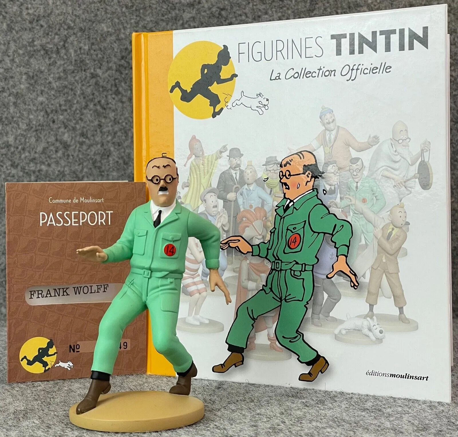 Tintin Figurines Officielle # 75 Wolff Explorers on Moon Herge model Moulinsart