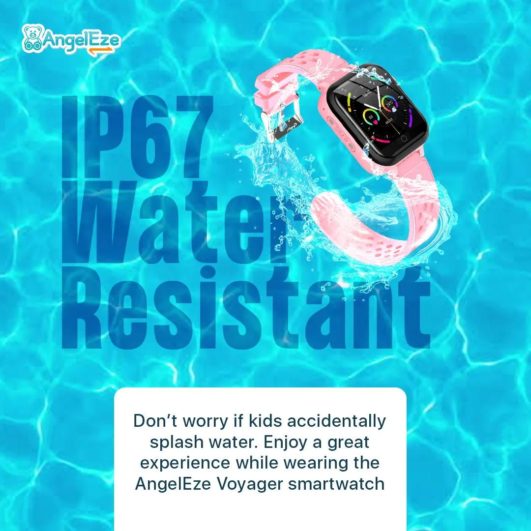 Voyager PRO- Kids 4G LTE Android Smart Watch - 1GB RAM   8GB ROM, SMS, WhatsApp, Wifi, GPS Tracking and Video Calling - IP67 Water Resistant