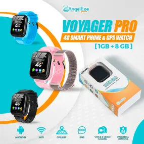 Voyager PRO- Kids 4G LTE Android Smart Watch - 1GB RAM   8GB ROM, SMS, WhatsApp, Wifi, GPS Tracking and Video Calling - IP67 Water Resistant