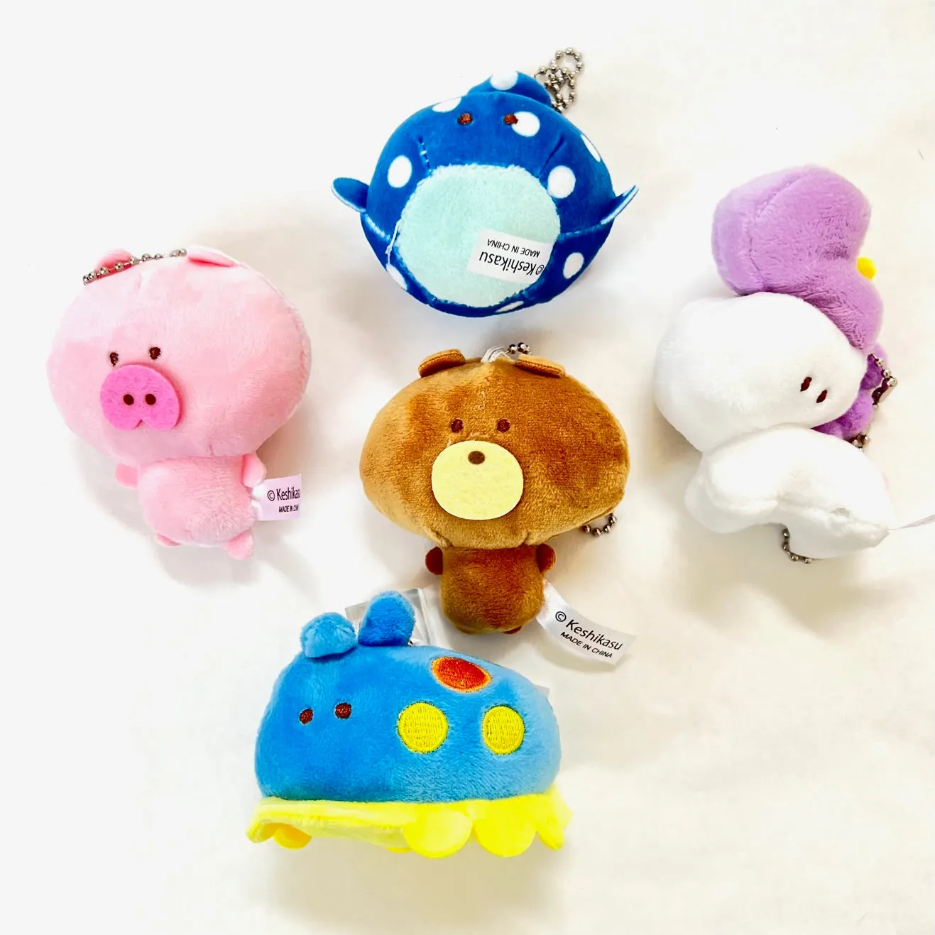 X 70984 Animal Plush Charms Capsule-DISCONTINUED